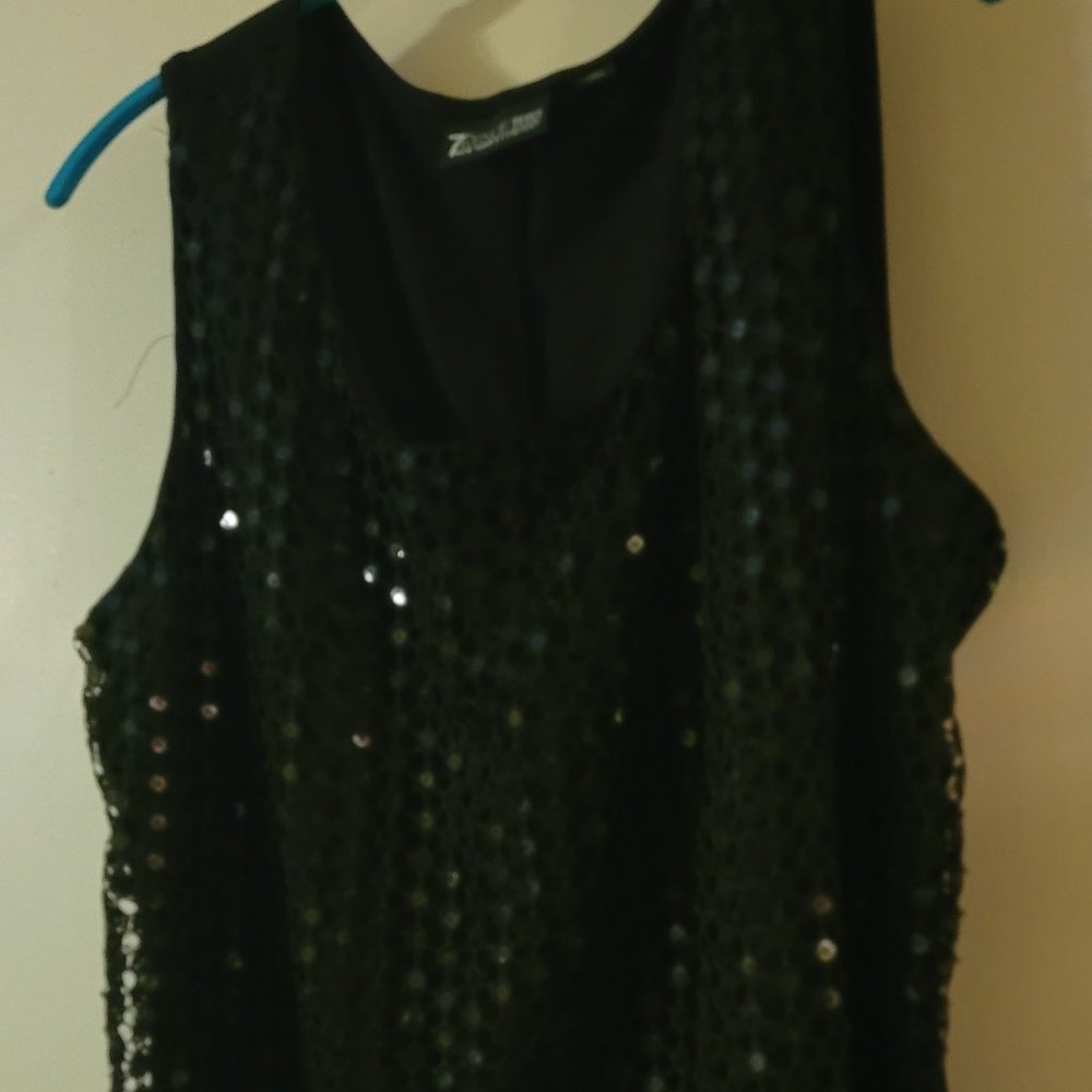 New York and Company Sequin Tank Top